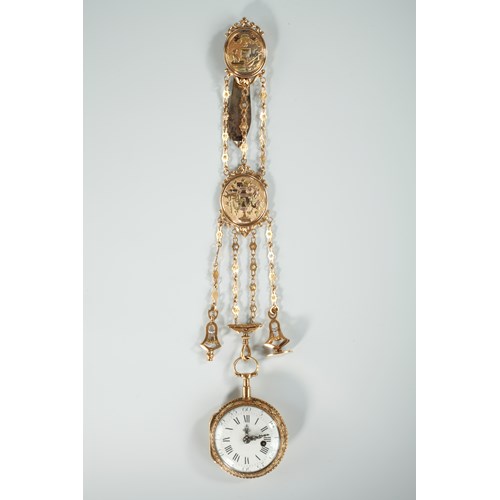 CHATELAINE AND GOLD WATCH
